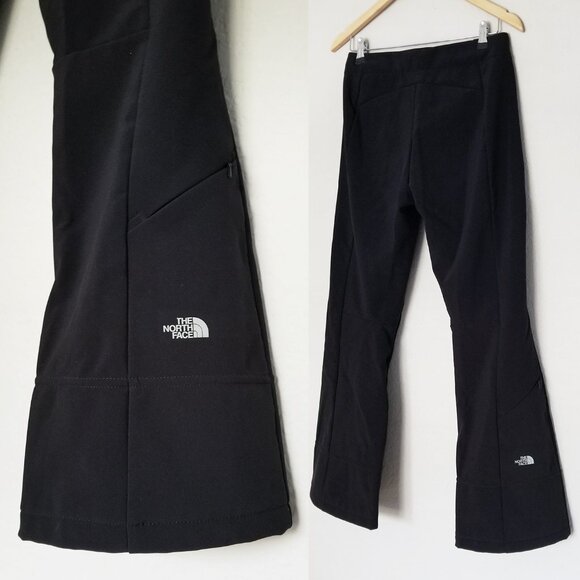 The North Face Women's M Softshell Snow Pants Slim Flared Fleece Lined Boot Cut - Picture 9 of 16